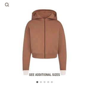 Skims Zip up hoodie